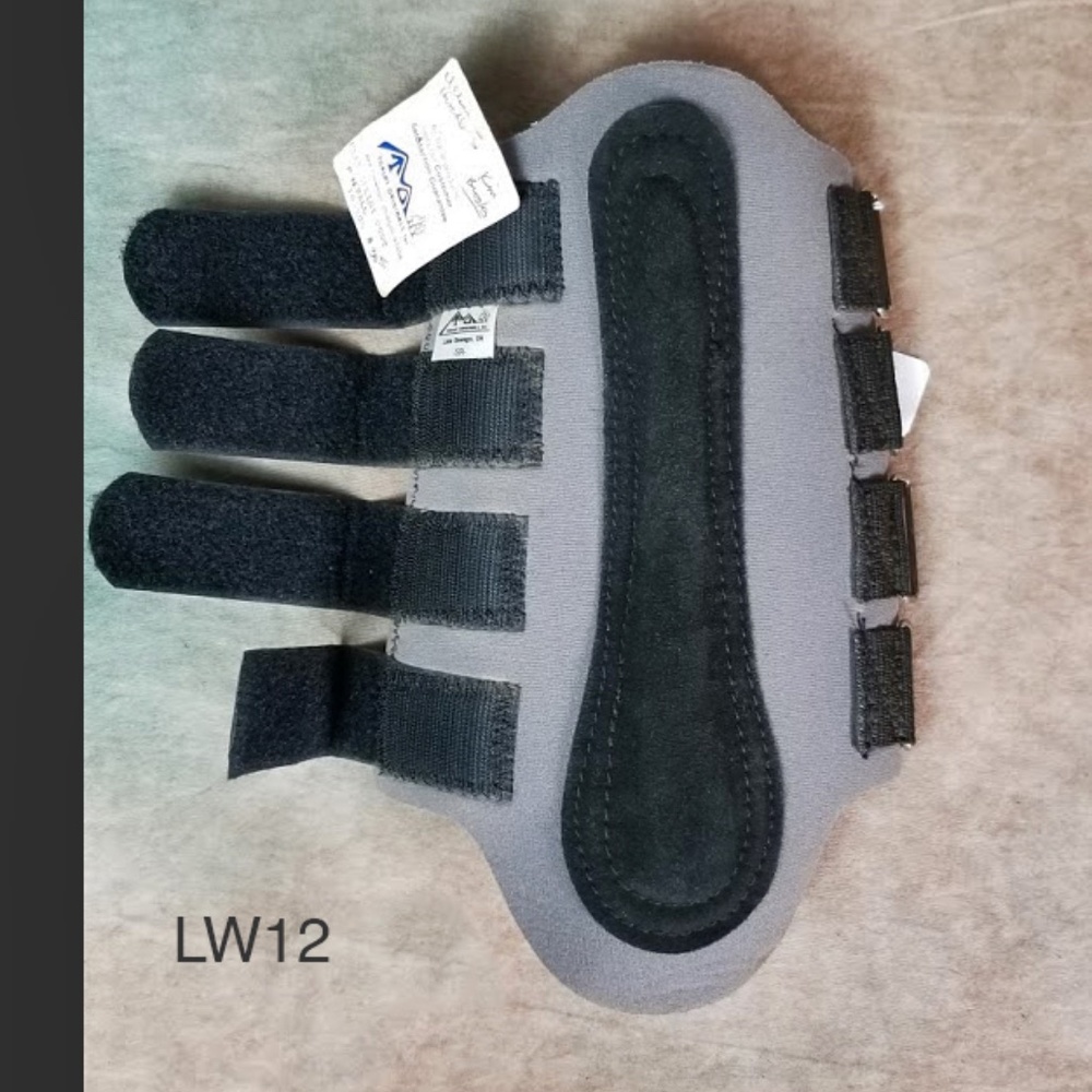 Equine GRAY sport REAR Splint Boots by TOKLAT Small